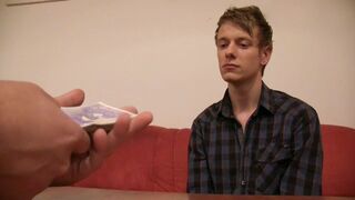 Blonde Slut Gets Savage Fucking from Debt-Hungry Dandy