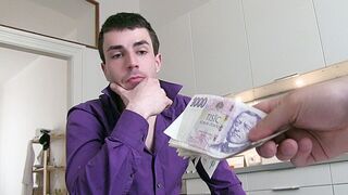 Horny Submissive From Prague Gets Fucked Hard by Debt Dandy