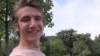 POV Bang – Cute Czech Guy Gets Wild Outdoors - Hot XXXGay Action