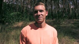 Aging Czech Hottie Gets Wild with Fast-Paced Woods Fun