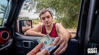 POV – Straight Hitchhiker Marcus Rivers Gets Fucked Hard by Str8 Chaser