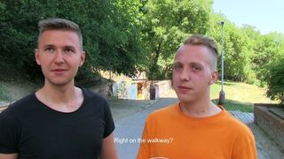 Outdoor Thrills – Two Twinks Heat Up in a Scorching POV Threesome