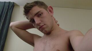 Adorable Justin Reveals His Hot Body and Hard Cock