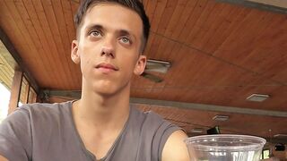 Skinny Czech slut gets monumental outdoor facial - XXX Gay Pics