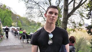 Wild Czech Gape Scene with Hungry Stud
