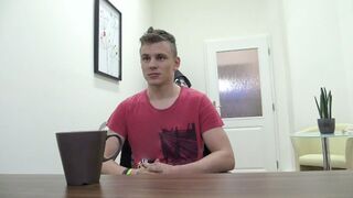 Flashy Stud Jerks Off to Busty Pics - Dirty Scout Seduction