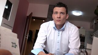 Cash-Hungry Stud Gets Fucked for Dollars to Pay Off Massive Debt