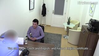 Amateur Cutie Jerks Off for Dirty Casting Crew - Hot Audition Scenes