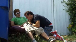 Thirsty Spence Drake Devours Cock in Intense Quick Deepthroat Sess - Gay XXX